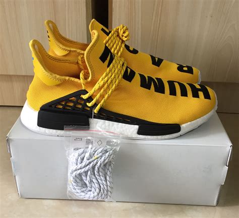 adidas human race yellow fake|Excellent Fake NMD Human Race Footwear: What You Need to .